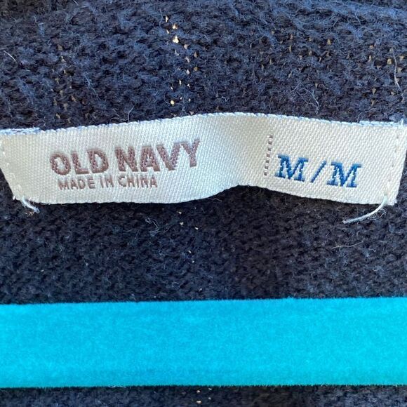 SALE Old Navy Knit Crew Neck Sweater Black Size Medium - Picture 5 of 6